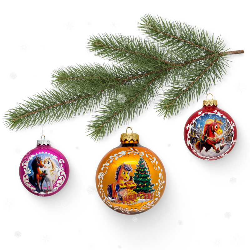 Новая коллекция ёлочных игрушек «Символ 2026 года»